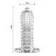 Закрытая прозрачная насадка Crystal sleeve - 12 см. EE-10032