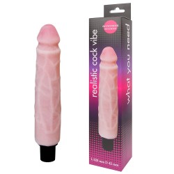 Вибратор Realistic Cock Vibe телесного цвета - 25,5 см. Вибратор Realistic Cock Vibe телесного цвета - 25,5 см.