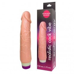 Вибратор Realistic Cock Vibe телесного цвета - 20 см. Вибратор Realistic Cock Vibe телесного цвета - 20 см.