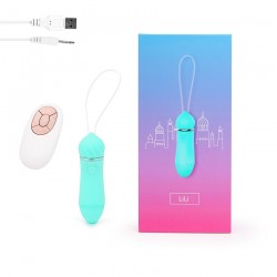 Бирюзовое виброяйцо LiLi с пультом ДУ Бирюзовое виброяйцо LiLi с пультом ДУ