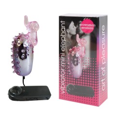 Фиолетовое виброяйцо Elephant