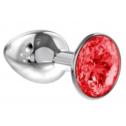 Анальная пробка Diamond Red Sparkle Small 4009-06Lola Анальная пробка Diamond Red Sparkle Small 4009-06Lola