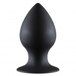 Чёрная анальная пробка Thick Anal Plug Medium - 9,5 см. Чёрная анальная пробка Thick Anal Plug Medium - 9,5 см.