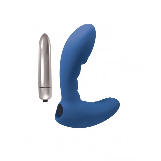 Синий стимулятор простаты с вибрацией Wonder Touch Blue 4220-03Lola Синий стимулятор простаты с вибрацией Wonder Touch Blue 4220-03Lola