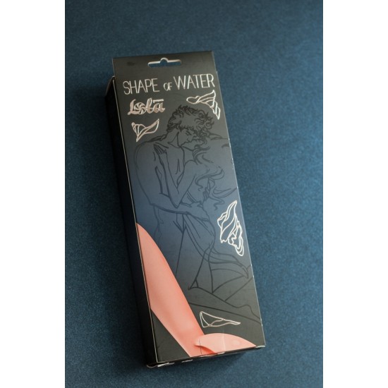 Розовый вибратор Shape of water Wave - 18,5 см.