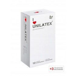 Презервативы Unilatex Natural Ultrathin №12+3, ультратонкие Презервативы Unilatex Natural Ultrathin №12+3, ультратонкие