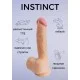 Телесный фаллоимитатор Obsess Instinct - 17,5 см. 5572-01lola Телесный фаллоимитатор Obsess Instinct - 17,5 см. 5572-01lola