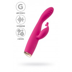 Вибратор для точки G с клиторальной стимуляцией Let it G, G-Hawker, силикон, розовый, 19,5 см Вибратор для точки G с клиторальной стимуляцией Let it G, G-Hawker, силикон, розовый, 19,5 см