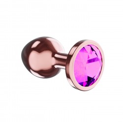 Пробка цвета розового золота с лиловым кристаллом Diamond Quartz Shine S - 7,2 см. Пробка цвета розового золота с лиловым кристаллом Diamond Quartz Shine S - 7,2 см.