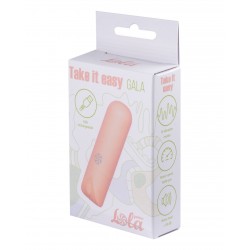 Персиковая перезаряжаемая вибропуля Gala Персиковая перезаряжаемая вибропуля Gala