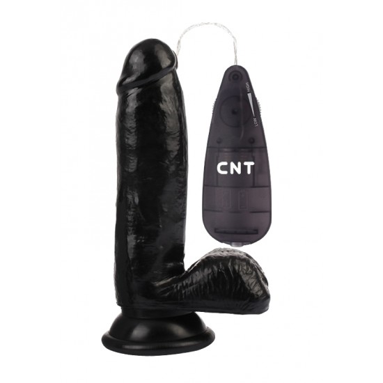 Вибратор CNT 6.7'' Stud Realistic Dildo Black CNT-180089B