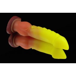 Фантазийный фаллоимитатор Огненный дракон - 27,5 см. Фантазийный фаллоимитатор Огненный дракон - 27,5 см.