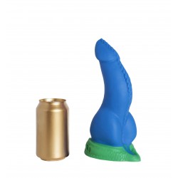 Синий фаллоимитатор Дракон Эглан Medium - 24 см. Синий фаллоимитатор Дракон Эглан Medium - 24 см.