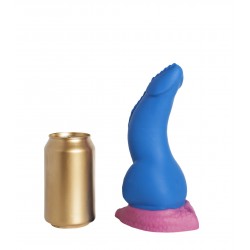 Синий фаллоимитатор Дракон Эглан Small - 21 см. Синий фаллоимитатор Дракон Эглан Small - 21 см.