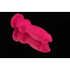 Ярко-розовый фаллоимитатор Стаффорд mini - 17 см.
