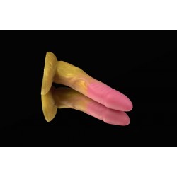 Золотистый фаллоимитатор Феникс mini - 18,5 см. Золотистый фаллоимитатор Феникс mini - 18,5 см.