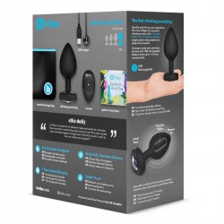 Вибрирующая втулка Vibrating Jewel Plug XXL черного цвета Вибрирующая втулка Vibrating Jewel Plug XXL черного цвета