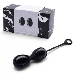 Массажеры для техники йони le WAND Crystal Yoni eggs черный обсидиан