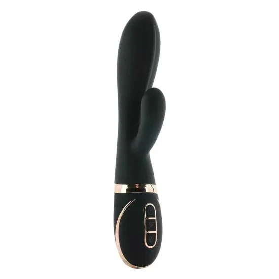 Черный вибратор-кролик Dual Stim Rabbit Vibrator FOH-012BLK Черный вибратор-кролик Dual Stim Rabbit Vibrator FOH-012BLK