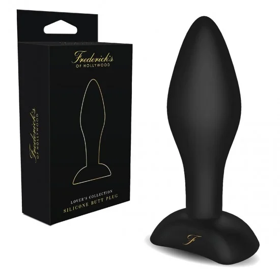 Черная силиконовая мини-пробка Silicone Butt Plug FOH-2004 Черная силиконовая мини-пробка Silicone Butt Plug FOH-2004