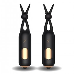 Черные вибростимуляторы для массажа сосков Vibrating Nipple Stimulators Черные вибростимуляторы для массажа сосков Vibrating Nipple Stimulators