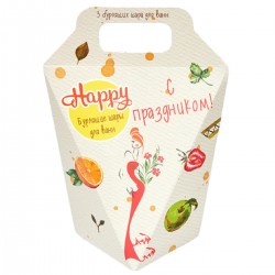 Набор бурлящих шаров для ванн Happy С праздником 3 шт по 40 г Набор бурлящих шаров для ванн Happy С праздником 3 шт по 40 г