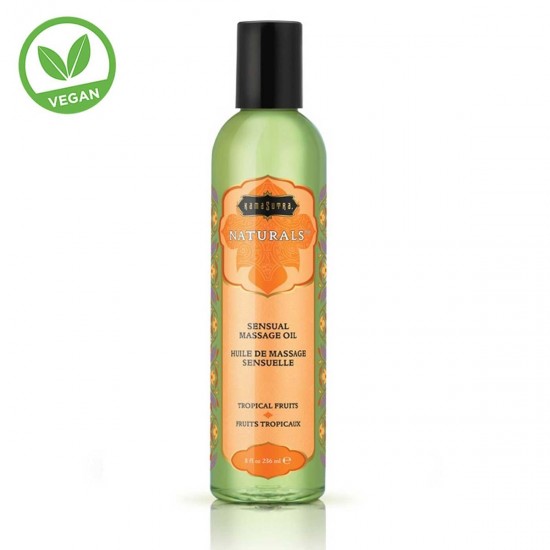 Массажное масло Naturals Tropical Mango с ароматом манго - 236 мл.