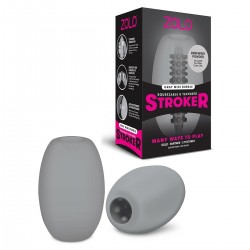 Серый двусторонний мастурбатор MINI BUBBLE Серый двусторонний мастурбатор MINI BUBBLE