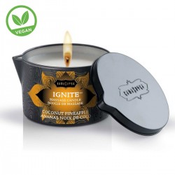 Массажная свеча Ignite Coconut Pineapple с ароматом ананаса и кокоса - 170 гр. Массажная свеча Ignite Coconut Pineapple с ароматом ананаса и кокоса - 170 гр.