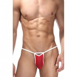 Мужские стринги красно-белые 10549739 Мужские стринги красно-белые 10549739