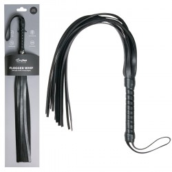 Черный флоггер Flogger Whip - 46 см. Черный флоггер Flogger Whip - 46 см.