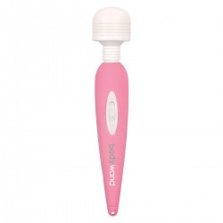 Розово-белый перезаряжаемый жезловый вибратор Personal Mini Rechargeable