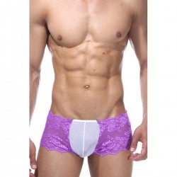 Трусы мужские хипсы кружевные сиреневые Трусы мужские хипсы кружевные сиреневые