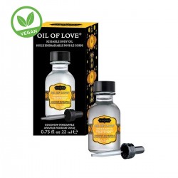 Масло для ласк с ароматом кокоса и ананаса Oil of Love Coconut Pineapple - 22 мл. Масло для ласк с ароматом кокоса и ананаса Oil of Love Coconut Pineapple - 22 мл.
