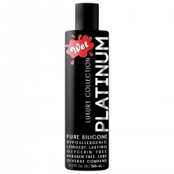 Гель-лубрикант на силиконовой основе Wet Platinum - 266 мл. Гель-лубрикант на силиконовой основе Wet Platinum - 266 мл.