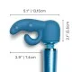 Насадка для мини-ванда Petite le WAND DUAL WEIGHTED из силикона LW-046