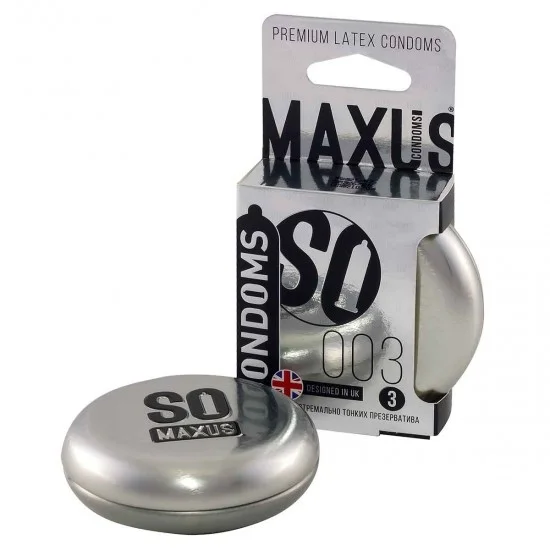 Презервативы Экстремально тонкие Maxus 003 №3 ж/к 0901-036 Презервативы Экстремально тонкие Maxus 003 №3 ж/к 0901-036