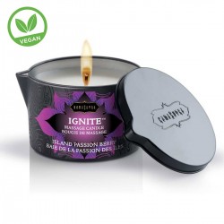 Массажная свеча Ignite Island Passion Berry с ароматом маракуйи и папайи - 170 гр. Массажная свеча Ignite Island Passion Berry с ароматом маракуйи и папайи - 170 гр.