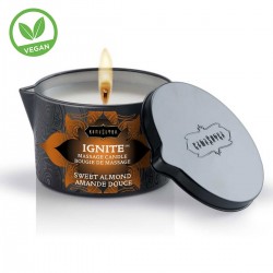 Массажная свеча Ignite Sweet Almond с ароматом миндаля - 170 гр. Массажная свеча Ignite Sweet Almond с ароматом миндаля - 170 гр.
