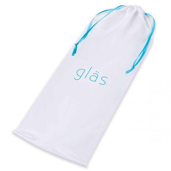 Прямой стеклянный фаллос с массажным рельефом 10 EXTRA LARGE GLASS DILDO