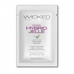 Гель-лубрикант на водно-силиконовой основе Simply Hybrid Jelle - 3 мл. Гель-лубрикант на водно-силиконовой основе Simply Hybrid Jelle - 3 мл.