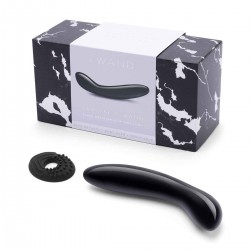 Массажер для G-точки le WAND Crystal G-Wand черный обсидиан Массажер для G-точки le WAND Crystal G-Wand черный обсидиан