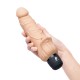 Реалистичный телесный вибратор с клиторальным стимулятором 7 Realistic Vibrator