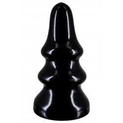 ПЛАГ-МАССАЖЕР ДЛЯ ПРОСТАТЫ BLACK MAGNUM 19 В ЛАМИНАТЕ L 220/205 мм, D 93 мм, цвет чёрный