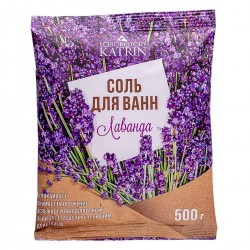 Соль для ванн в пакете успокаивающая Лаванда 500 г Соль для ванн в пакете успокаивающая Лаванда 500 г