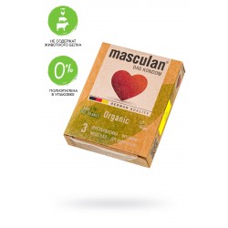 Презервативы masculan ORGANIC № 3 утонченные, 18,5 см, 5.3 см, 3 шт. Презервативы masculan ORGANIC № 3 утонченные, 18,5 см, 5.3 см, 3 шт.
