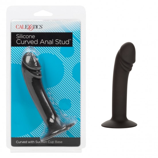 Анальный фаллоимитатор SILICONE CURVED ANAL STUD