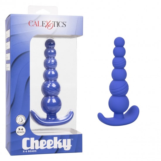 Анальная пробка из силикона CHEEKY X-6 BEADS