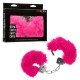 Металлические наручники с искусственным мехом ULTRA FLUFFY FURRY CUFFS-PINK