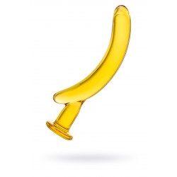 Нереалистичный фаллоимитатор Sexus Glass, стекло, желтый, 17,5 см Нереалистичный фаллоимитатор Sexus Glass, стекло, желтый, 17,5 см